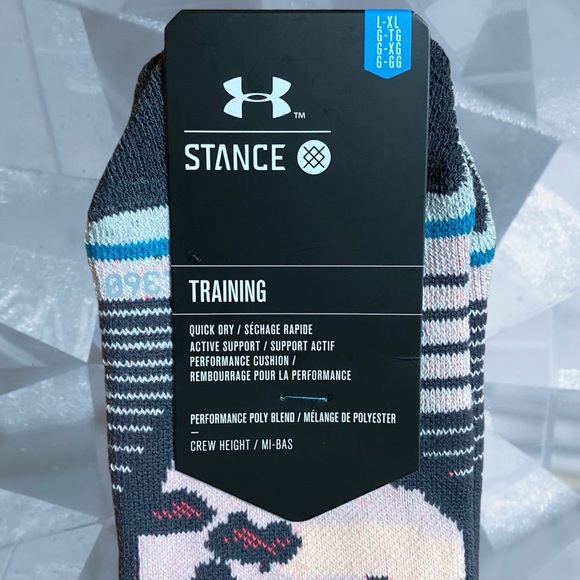 SOLD Stance x Under Armour Train Socks Men's Sz L - Picture 4 of 6